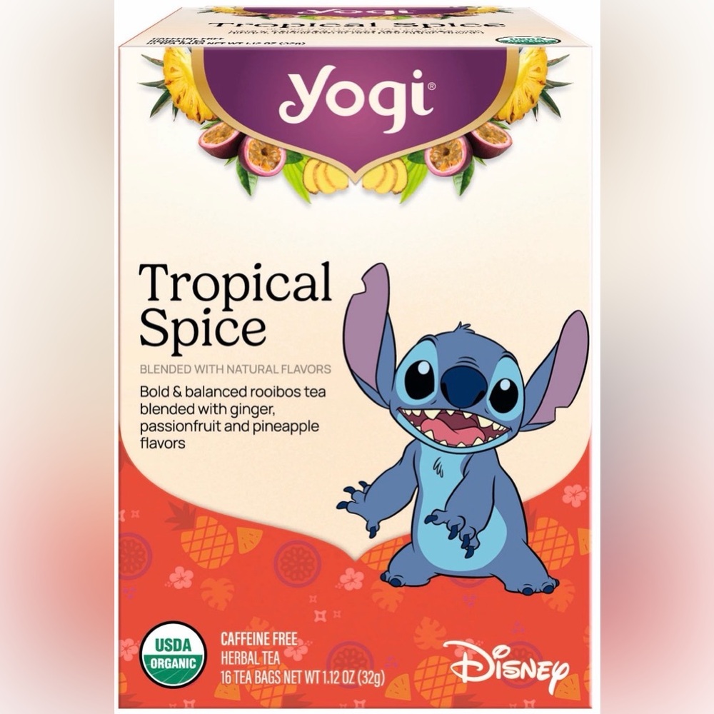 Yogi Tea Tropical Spice, Caffeine-Free, Organic Herbal Tea Bags, 16 Count